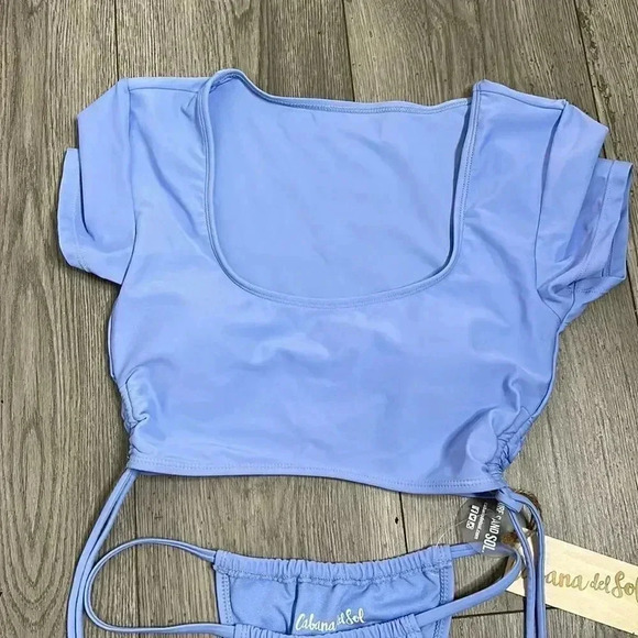 Cabana del Sol Blue Small Swim Set - Picture 8 of 14
